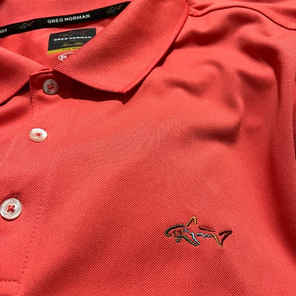 Greg Norman for Tasso Elba Men's 5 Iron Performance Golf Polo - Picture 8 of 11